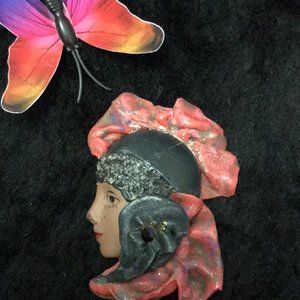 Unique Rare Pendant/Pin/Brooch Handmade